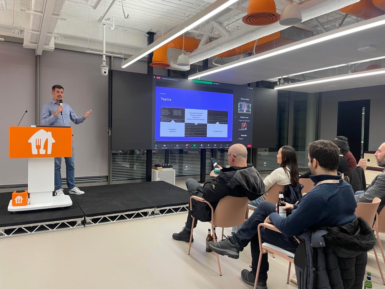 Luca Berton at Cloud Native London meetup