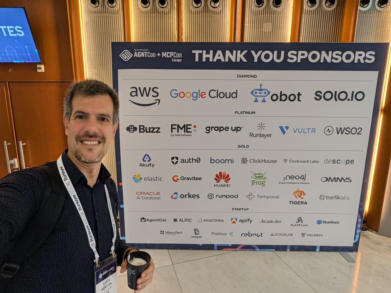 Attendees networking at AGNTCon + MCPCon Europe 2026, RAI Amsterdam