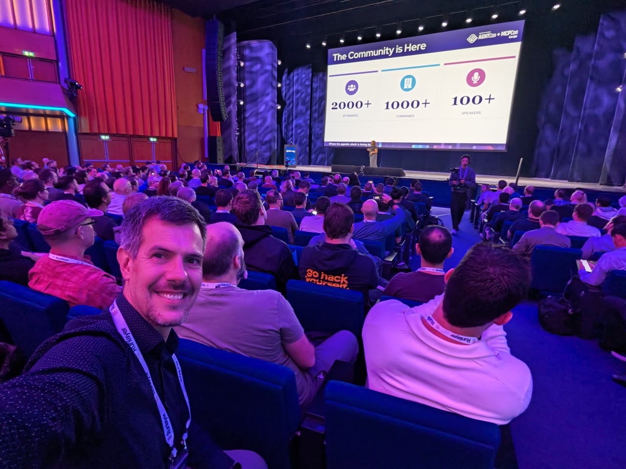 RAI Amsterdam expo floor where the MCPA certification was announced during AGNTCon + MCPCon Europe 2026