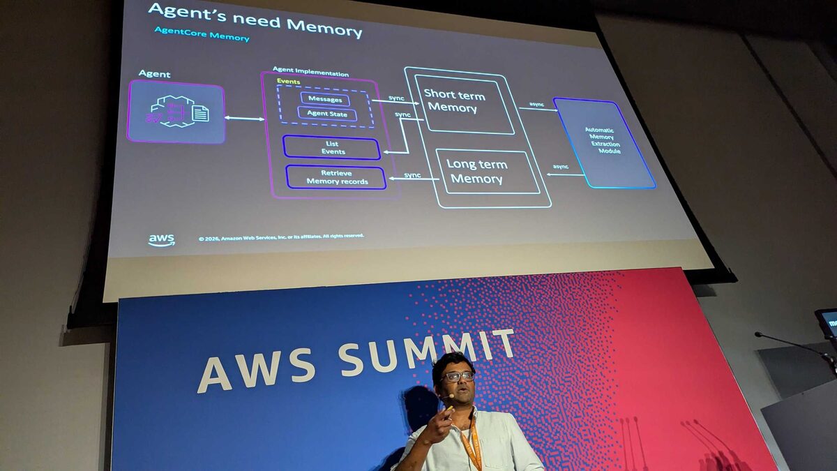 Agent memory architecture — short-term and long-term with automatic extraction