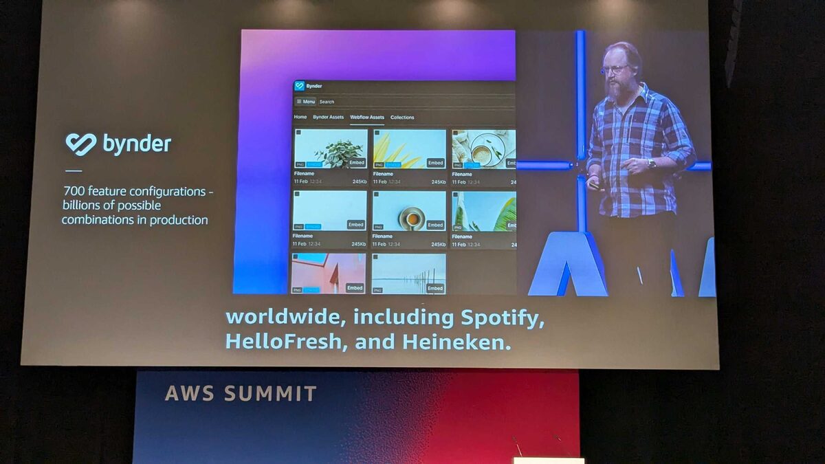 Bynder using AWS Transform Custom — 300K lines migrated, 80% faster than manual transformation