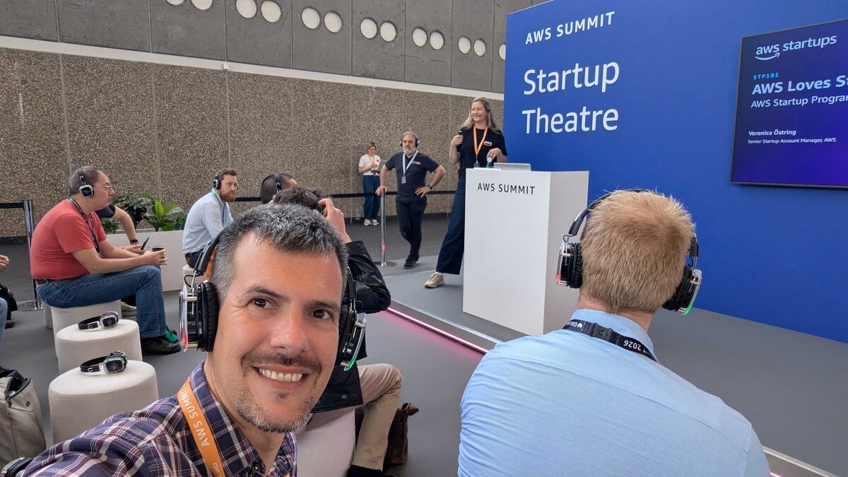 AWS Summit Amsterdam 2026 Startup Theatre