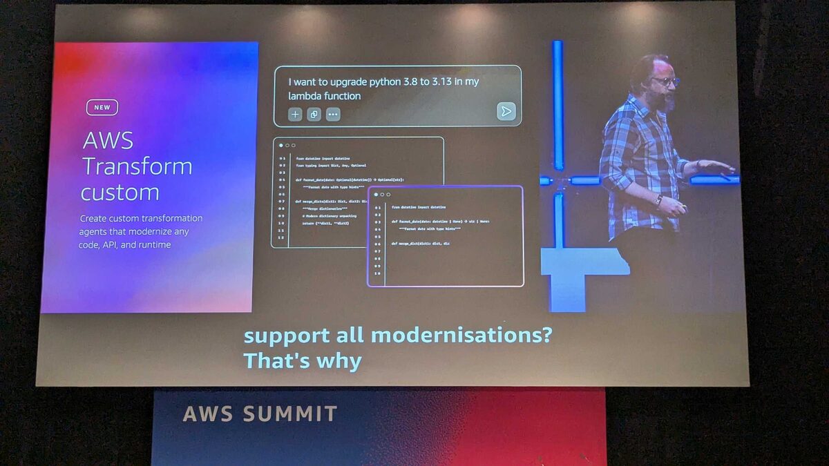 AWS Transform Custom — create custom transformation agents that modernize any code, API, and runtime