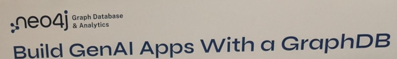 The Neo4j stand banner at Data Expo 2025: neo4j Graph Database and Analytics, Build GenAI Apps With a GraphDB