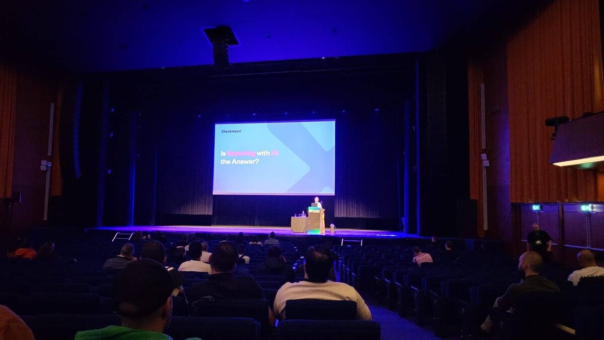 Checkmarx title slide: Is Scanning with AI the Answer?