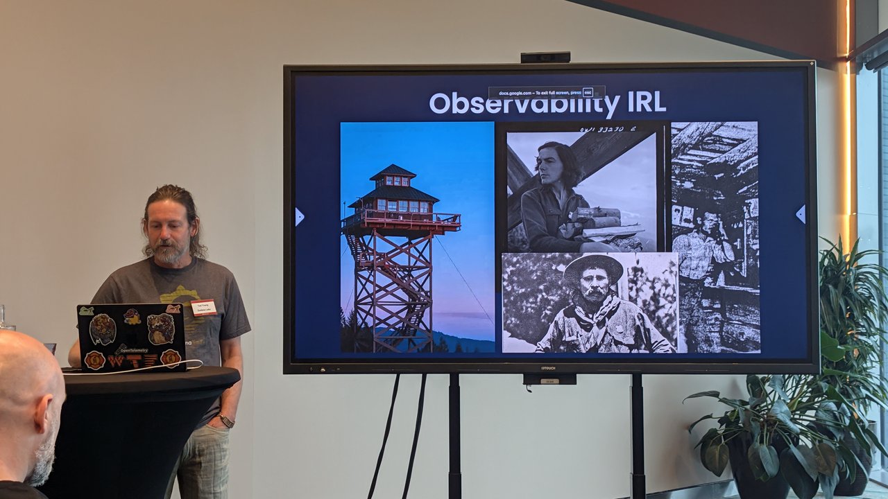 Austin Parker presenting Observability IRL