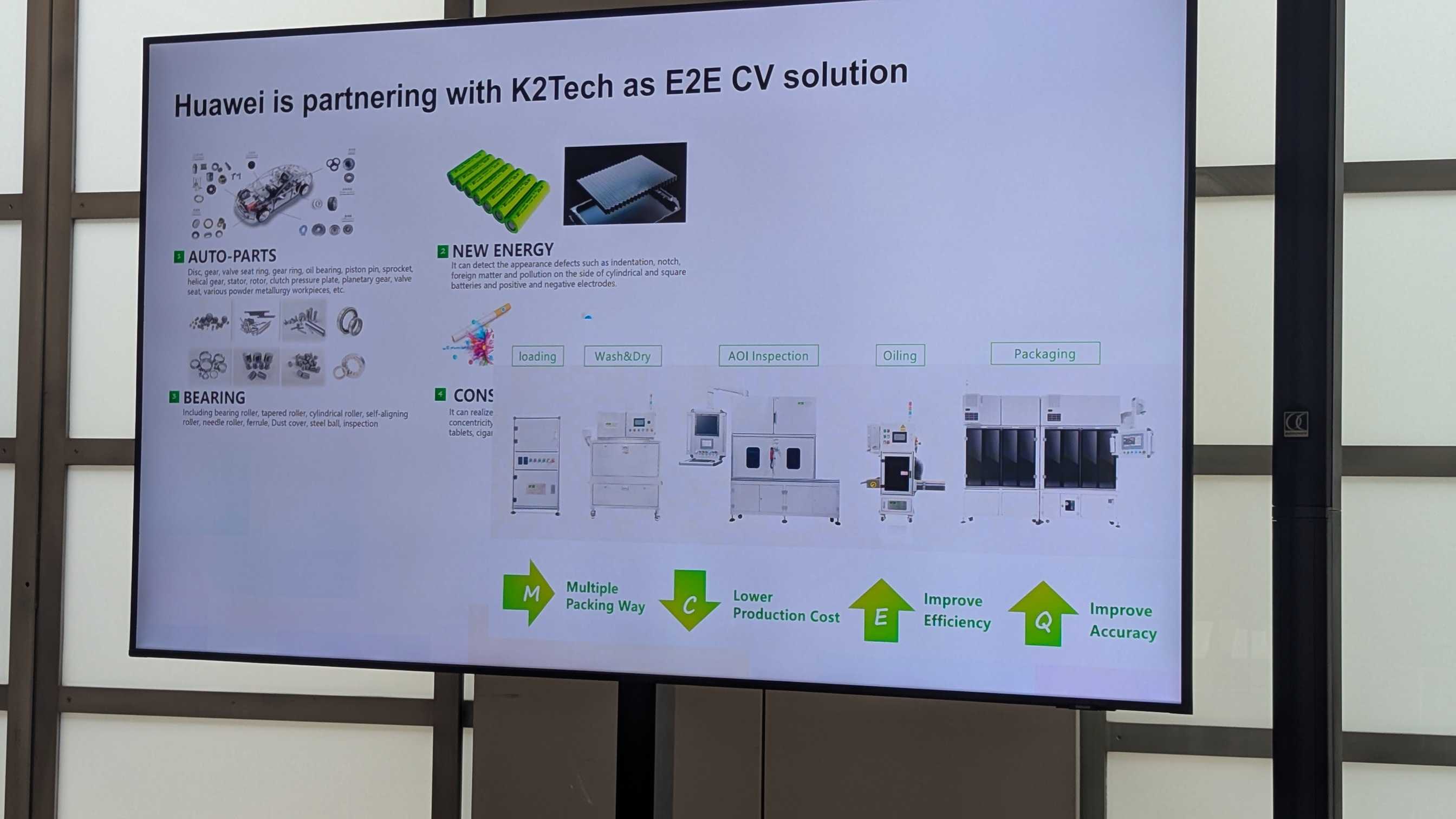 Huawei and K2Tech E2E computer vision solution