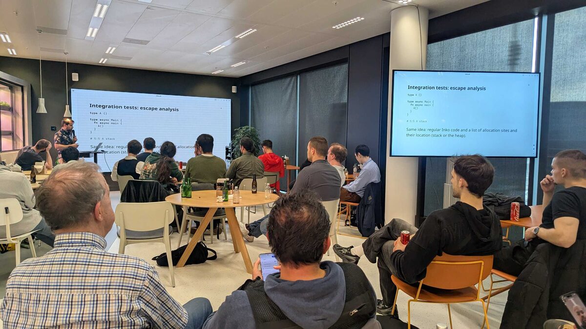 Inko meetup — three integration test categories