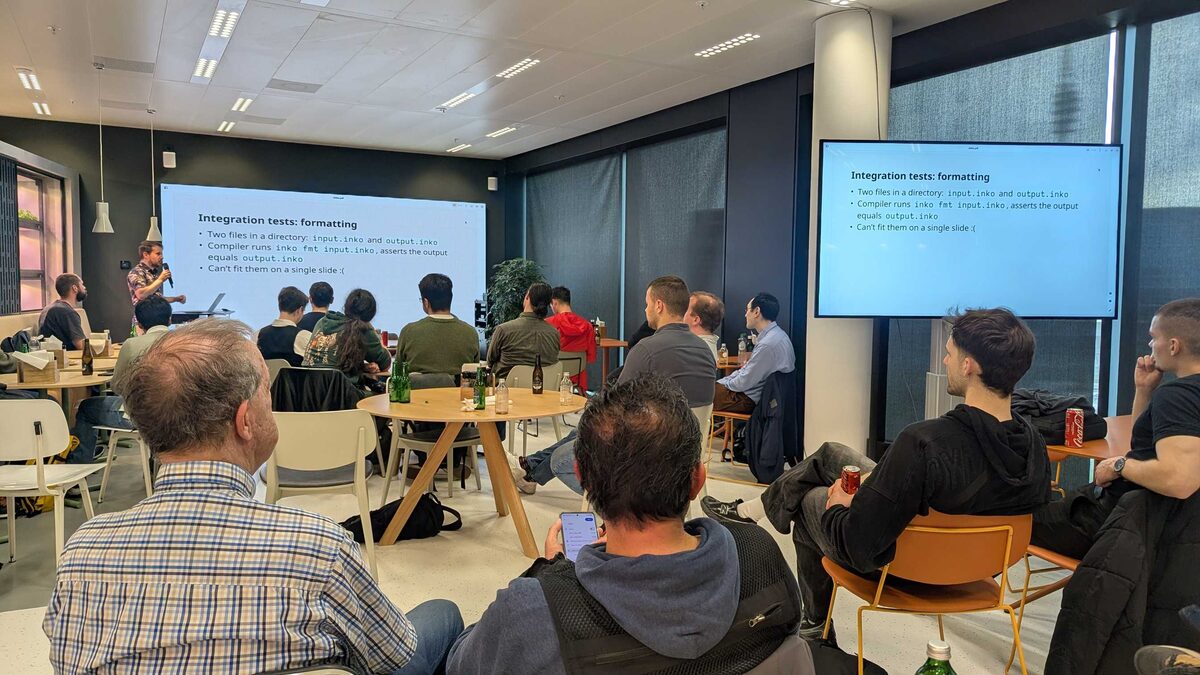 Inko meetup — diagnostic integration tests with expected error comments