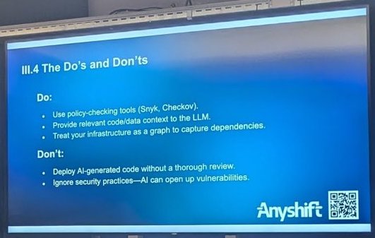 Slide 'III.4 The Do's and Don'ts' listing Do and Don't items for GenAI applied to infrastructure