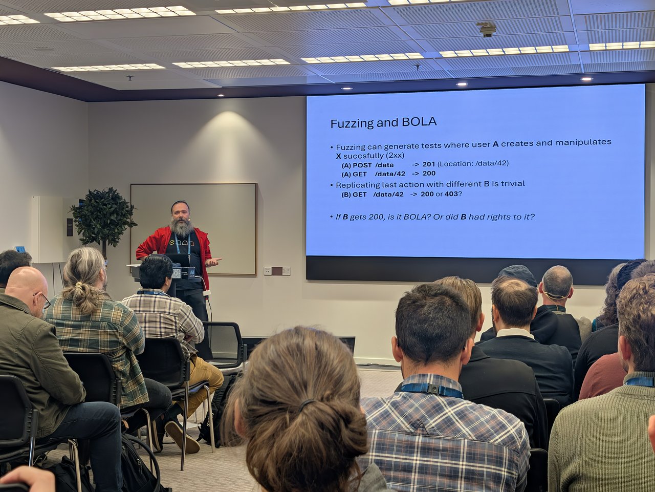Fuzzing and BOLA: if B gets 200, is it BOLA?