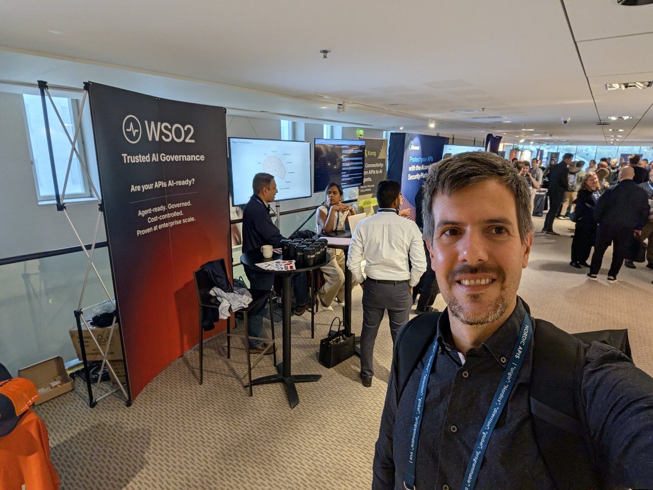 The solution showcase between sessions