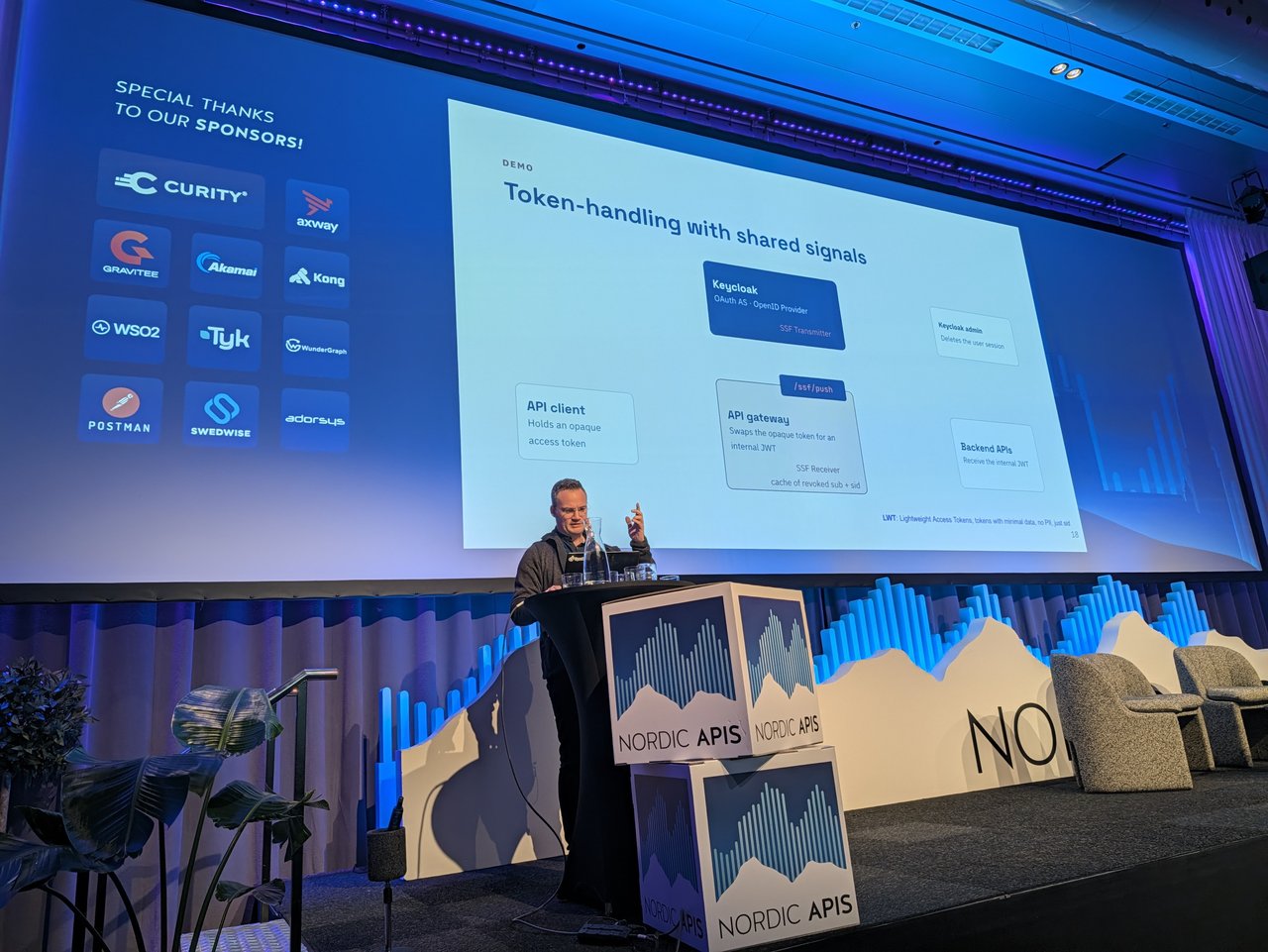 Demo: token handling with shared signals
