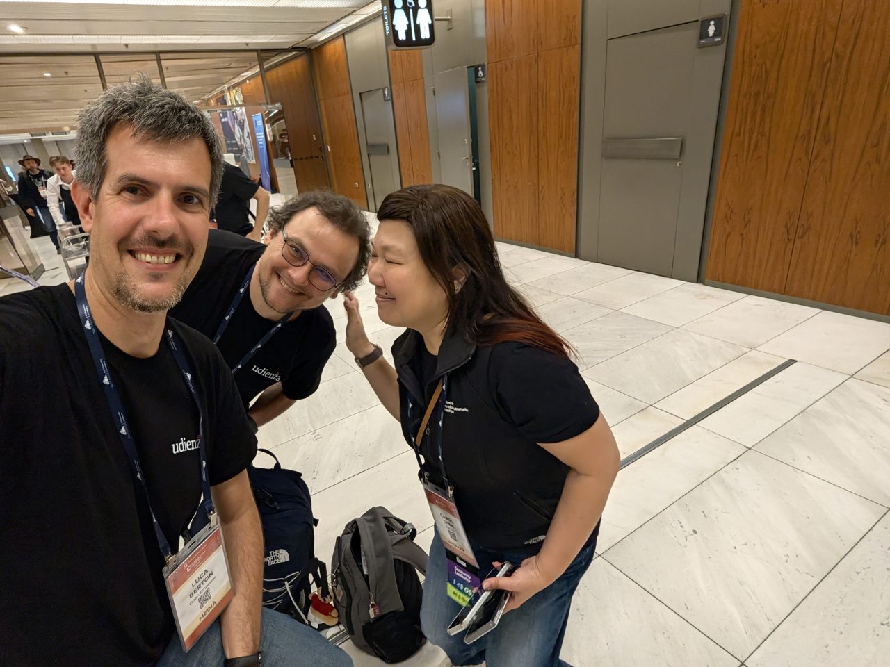 Luca Berton, Marcin Czupryniak and Carol Chen