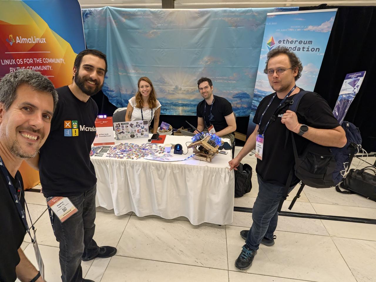 More moments from the Solutions Showcase floor at Open Source Summit Europe 2026