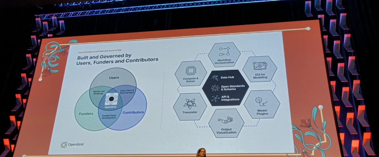 Slide: OpenGrid, built and governed by users, funders and contributors