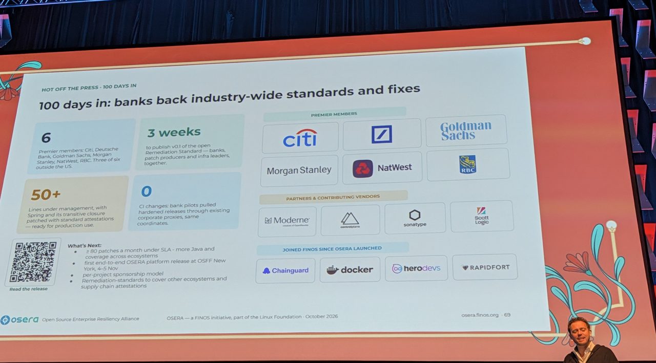 Slide: 100 days in, banks back industry-wide standards and fixes