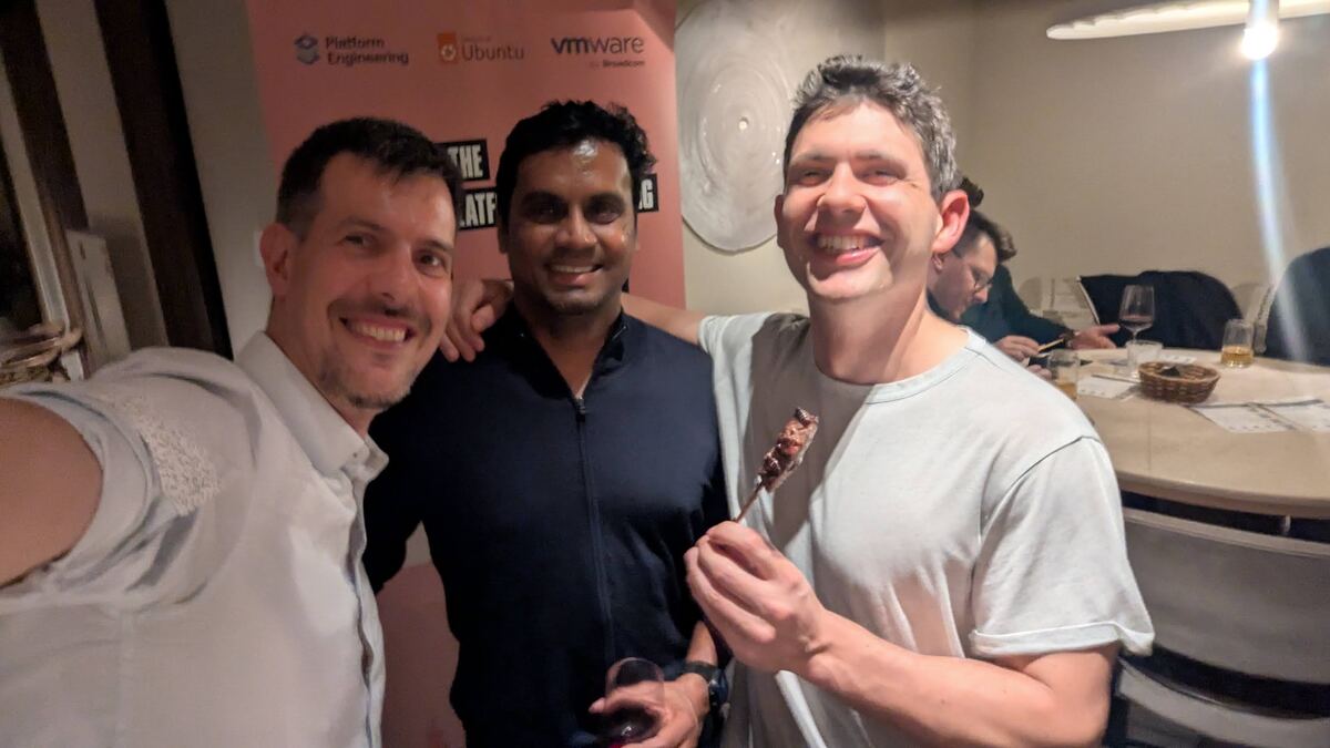 Networking at the platform engineering meetup