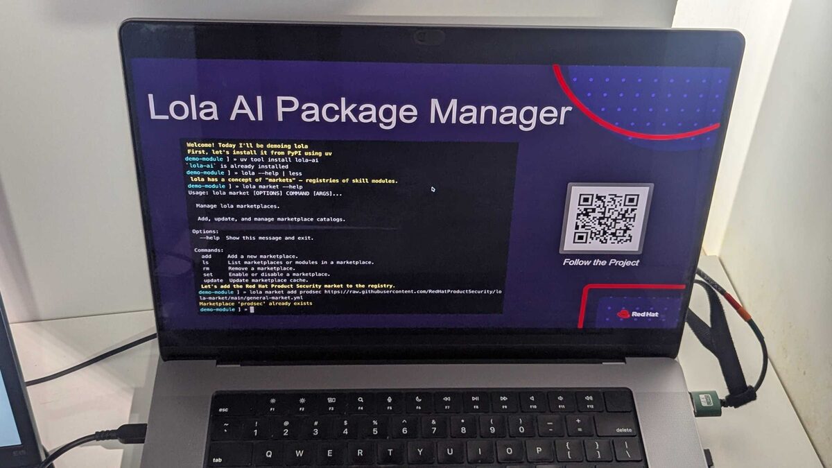 Lola AI Package Manager demo at Red Hat Summit 2026