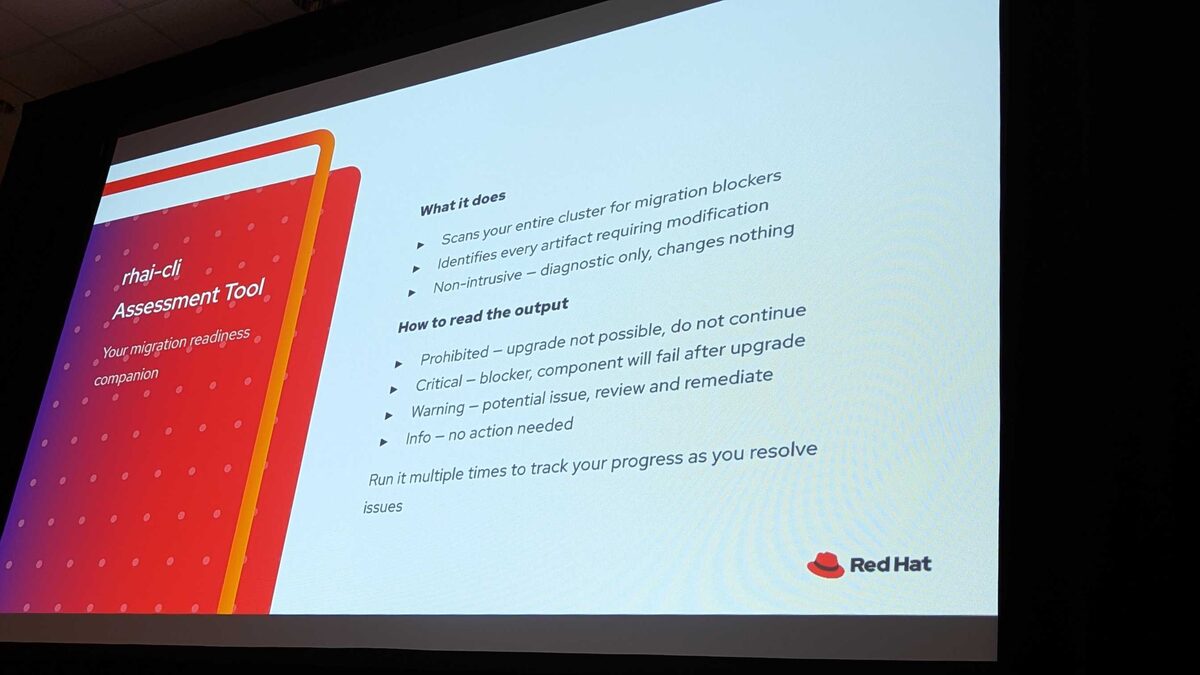 rhai-cli assessment tool — what it does and how to read the output