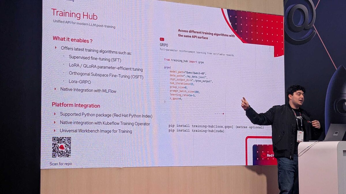 Training Hub GRPO β reinforcement learning from verifiable rewards
