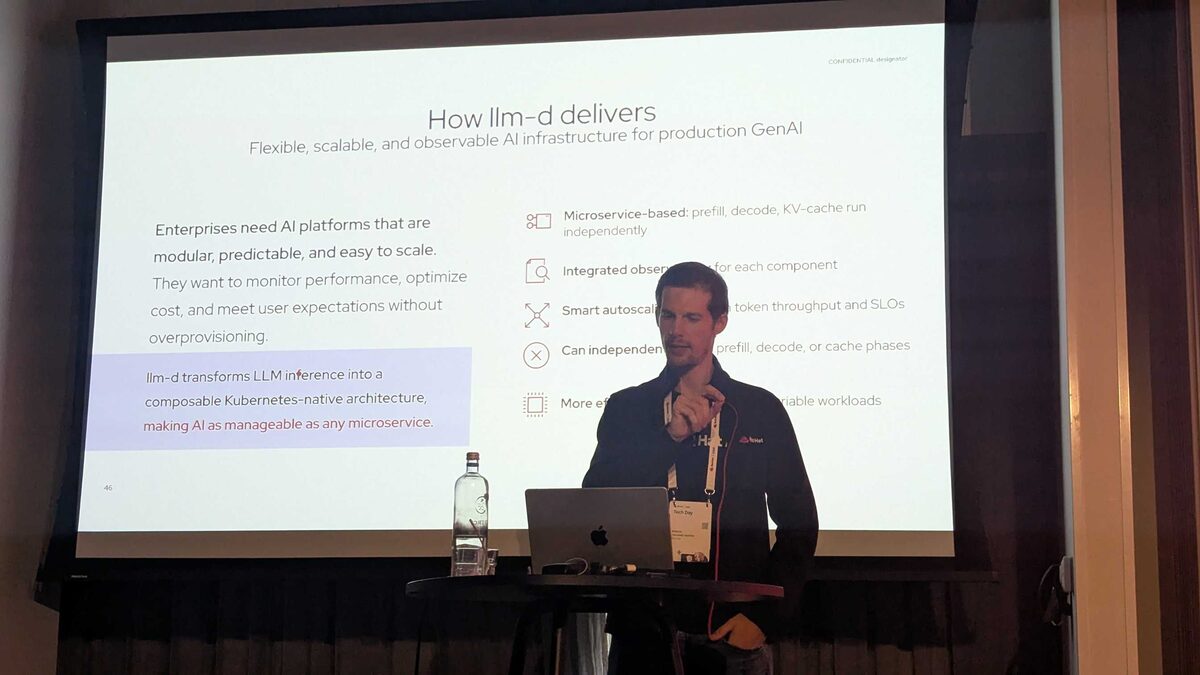 Red Hat speakers presenting AAP upgrade timeline