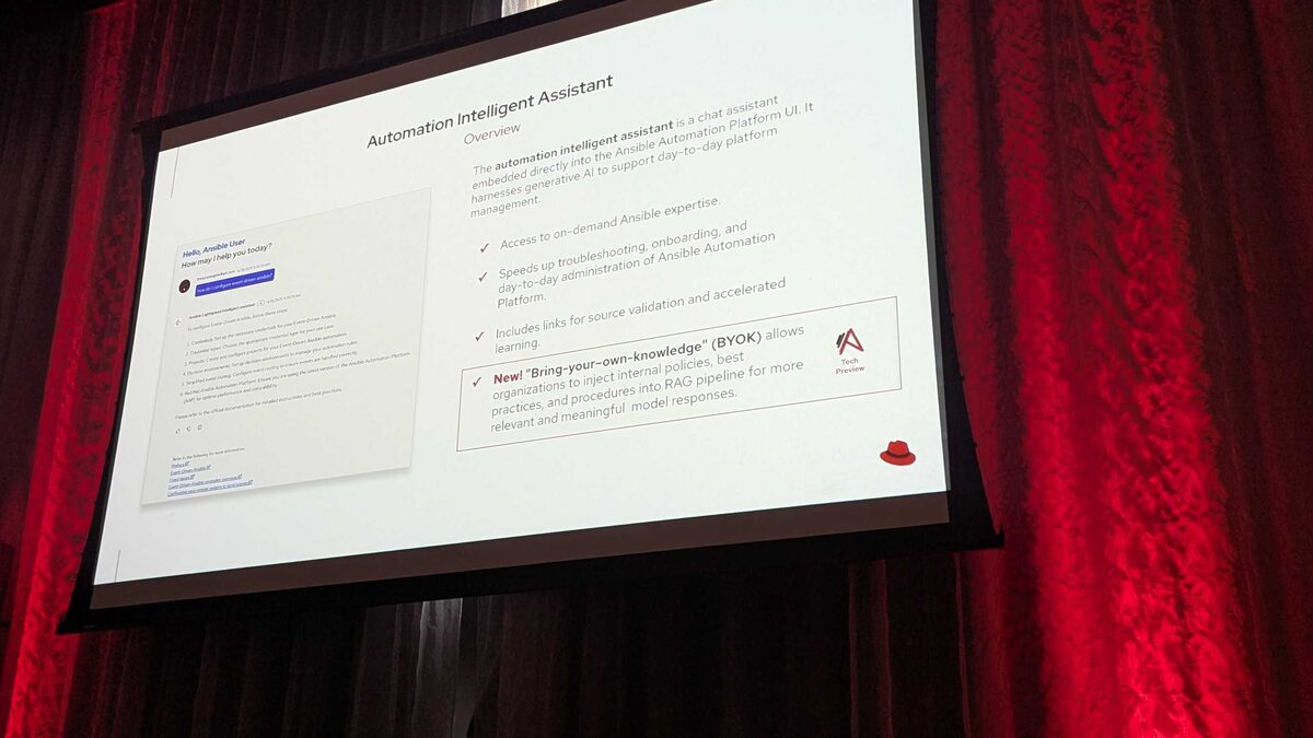 Automation Intelligent Assistant with BYOK at Red Hat Tech Day Netherlands 2026