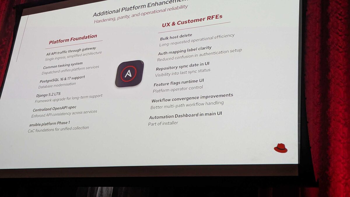 What's New in Event-Driven Ansible slide