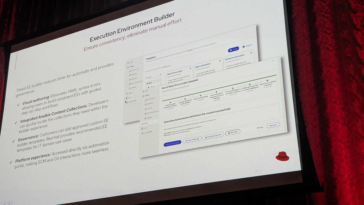 Execution Environment Builder - ensure consistency, eliminate manual effort