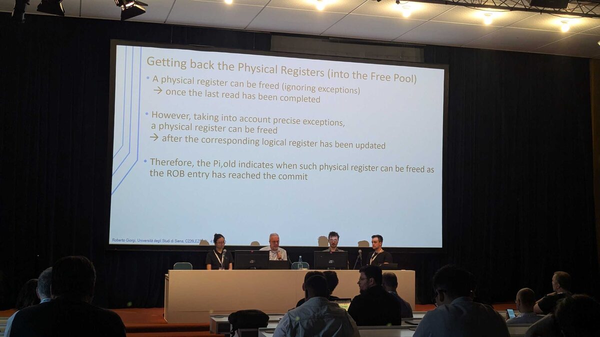 Getting back Physical Registers into the Free Pool — ROB commit rules