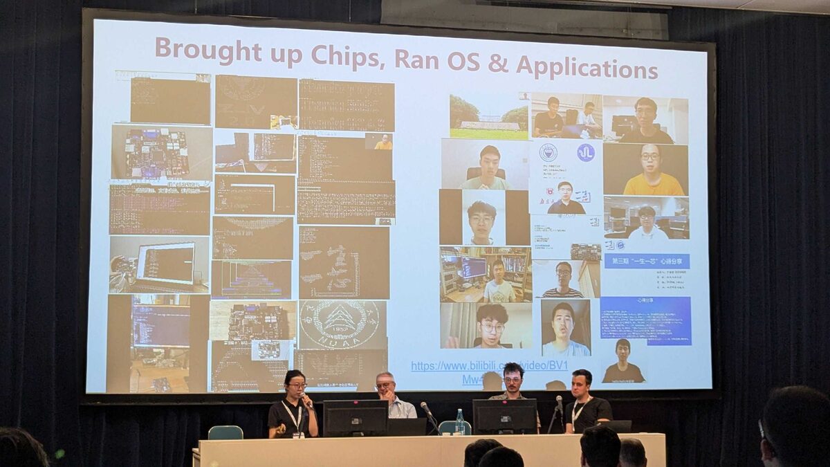 Brought up Chips, Ran OS and Applications — student demos and video calls