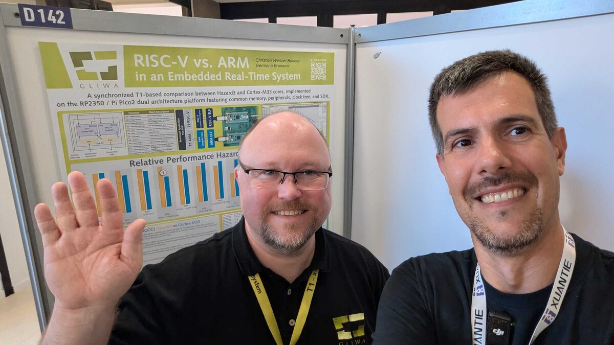 RISC-V softcore running on an FPGA board at RISC-V Summit Europe 2026
