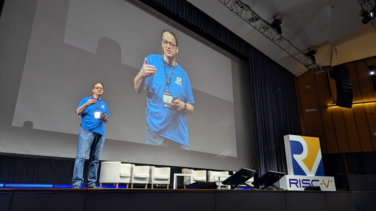EPIC Semi RISC-V AI server running Ubuntu at RISC-V Summit Europe 2026