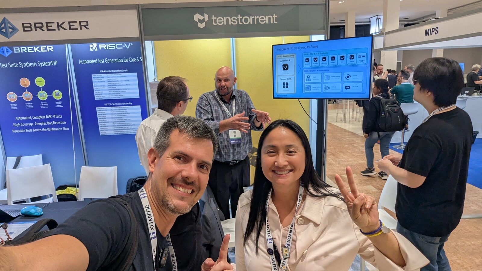 Breker and Tenstorrent booth at RISC-V Summit Europe 2026