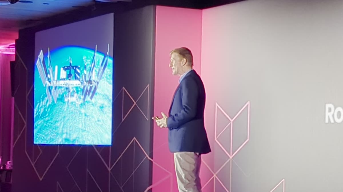 Major Tim Peake sharing stories from life aboard the International Space Station at RoachFest London 2026