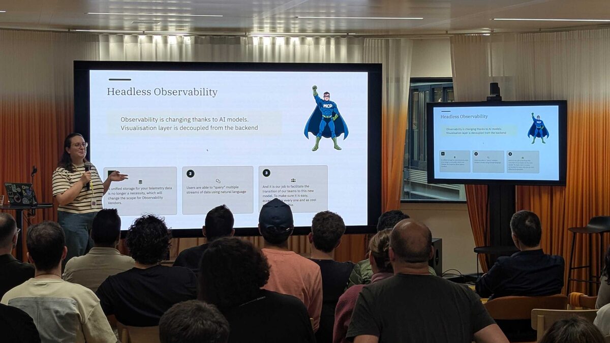 Headless Observability — visualization layer decoupled from the backend, MCP superhero