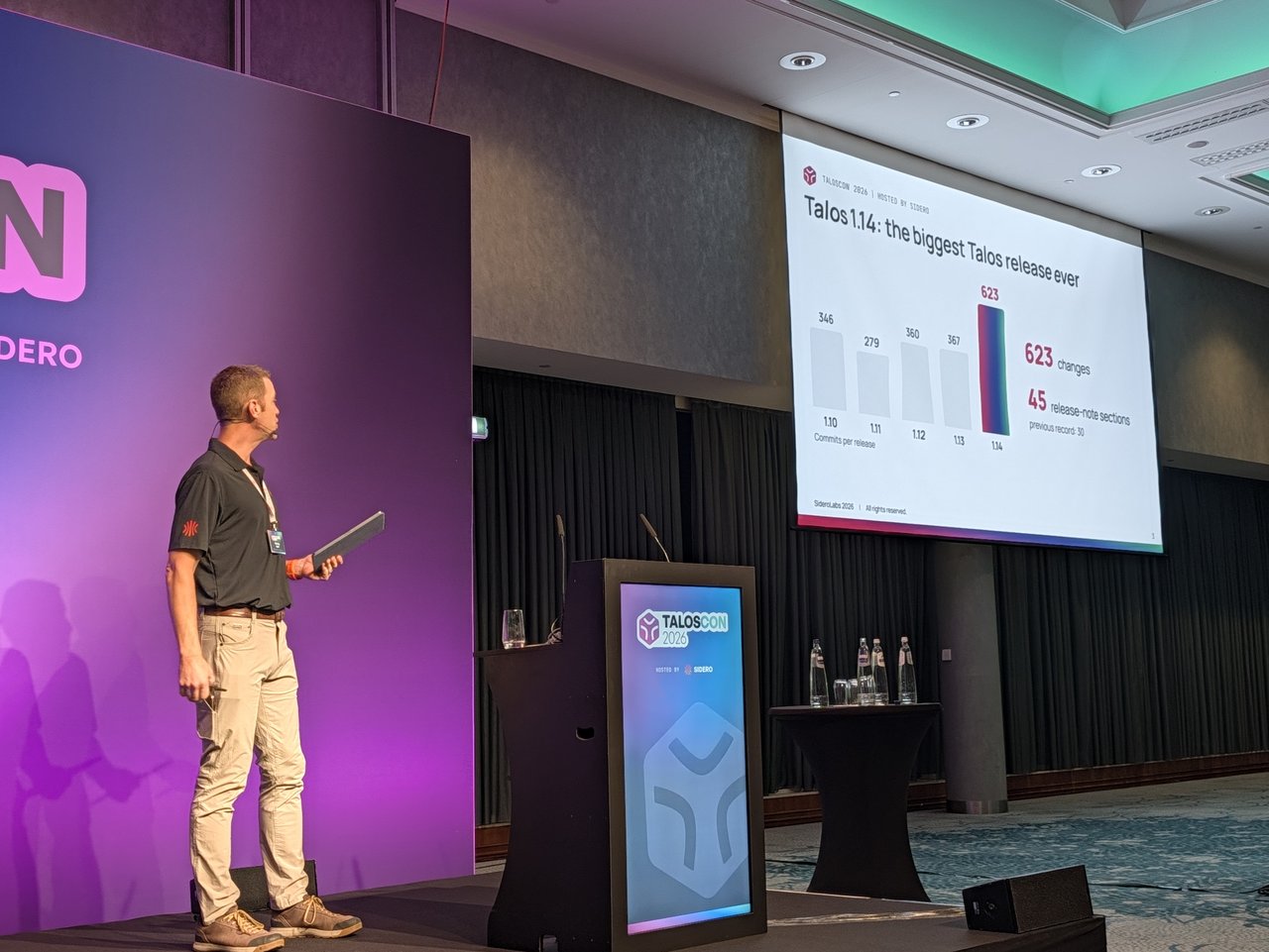 Talos 1.14, the biggest Talos release ever: 623 changes and 45 release-note sections