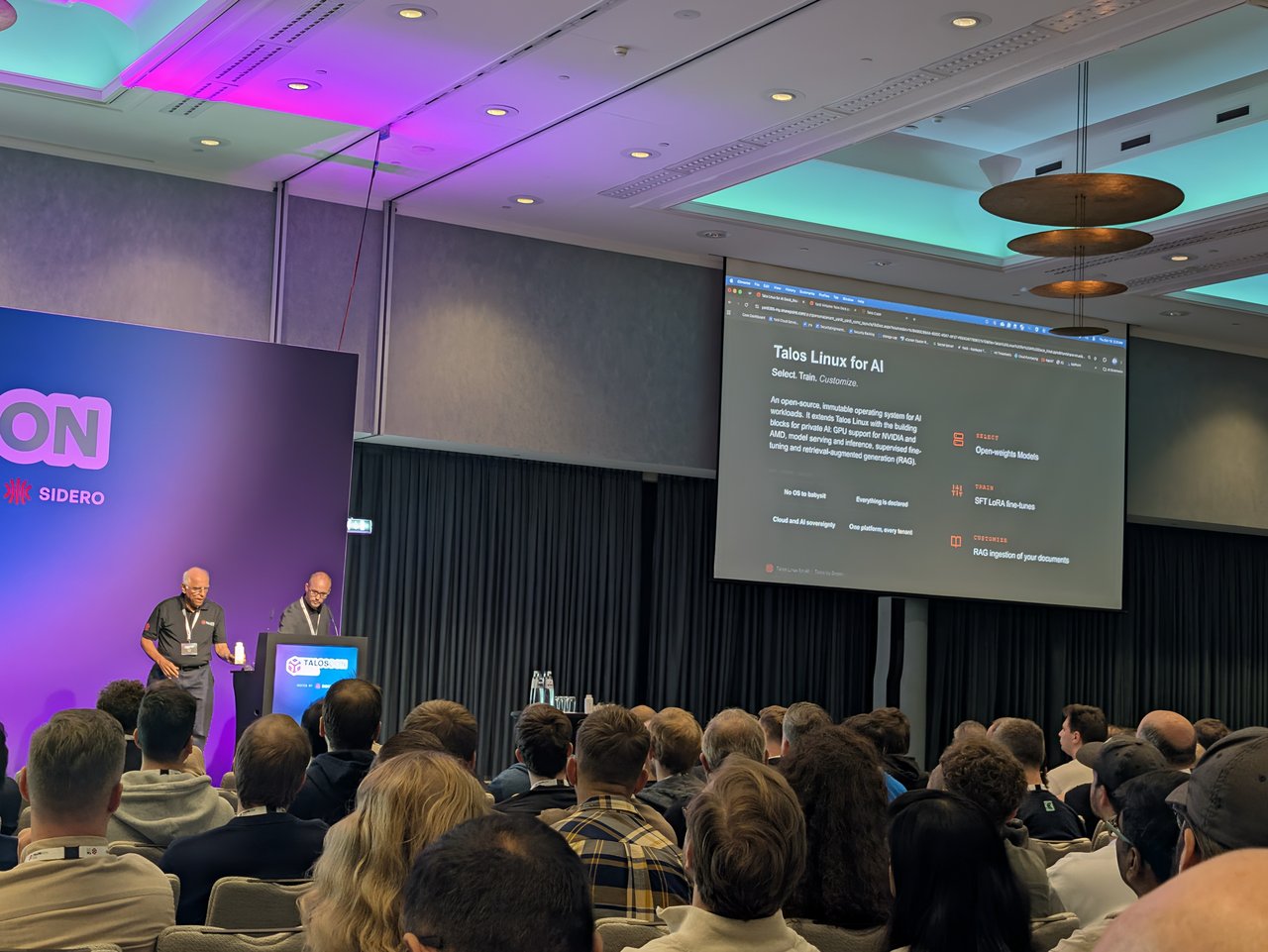 Talos Linux for AI: select, train, customize