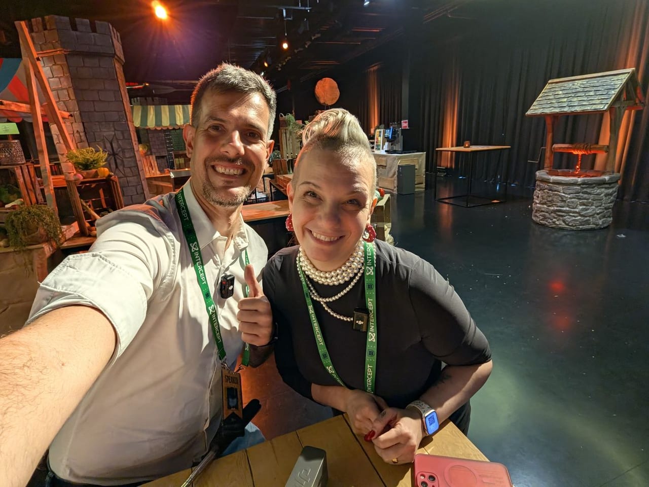 Luca Berton with Luise Freese at Techorama Netherlands 2026