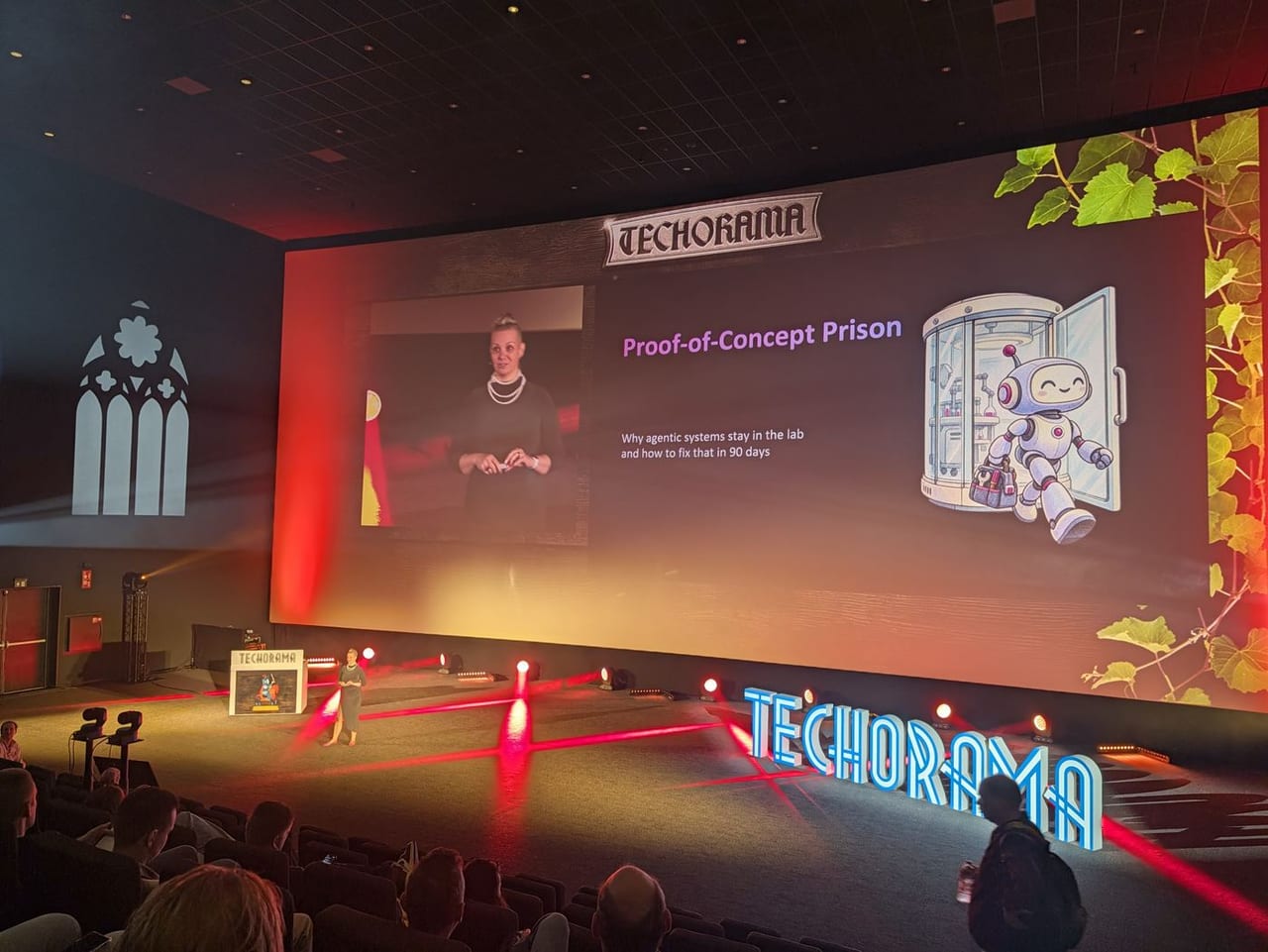 Luise Freese’s talk at Techorama: Proof-of-Concept Prison, why agentic systems stay in the lab and how to fix that in 90 days