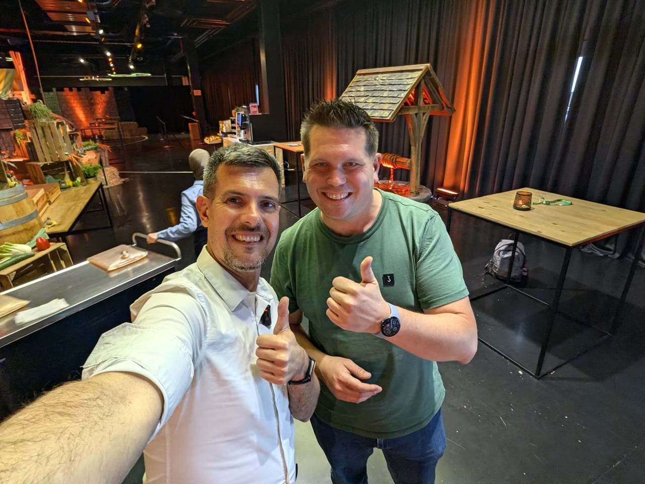 Luca Berton with Stephan van Rooij of Smartersoft