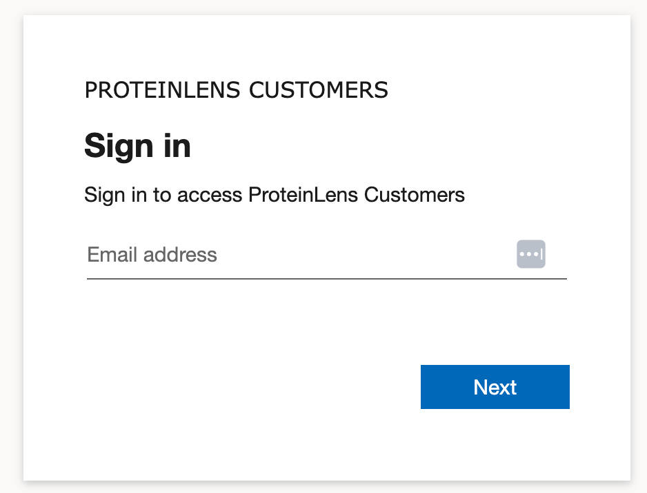 Microsoft Entra External ID Sign-in experience