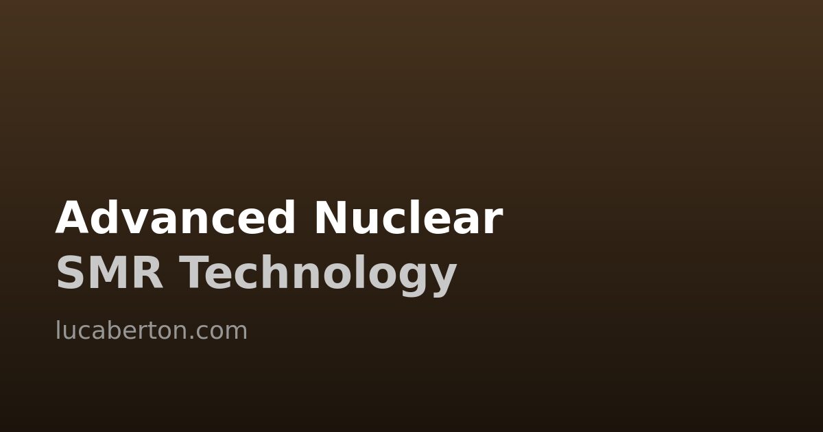 Advanced Nuclear Technologies and SMRs: The Power Behind AI Data Centers in 2026