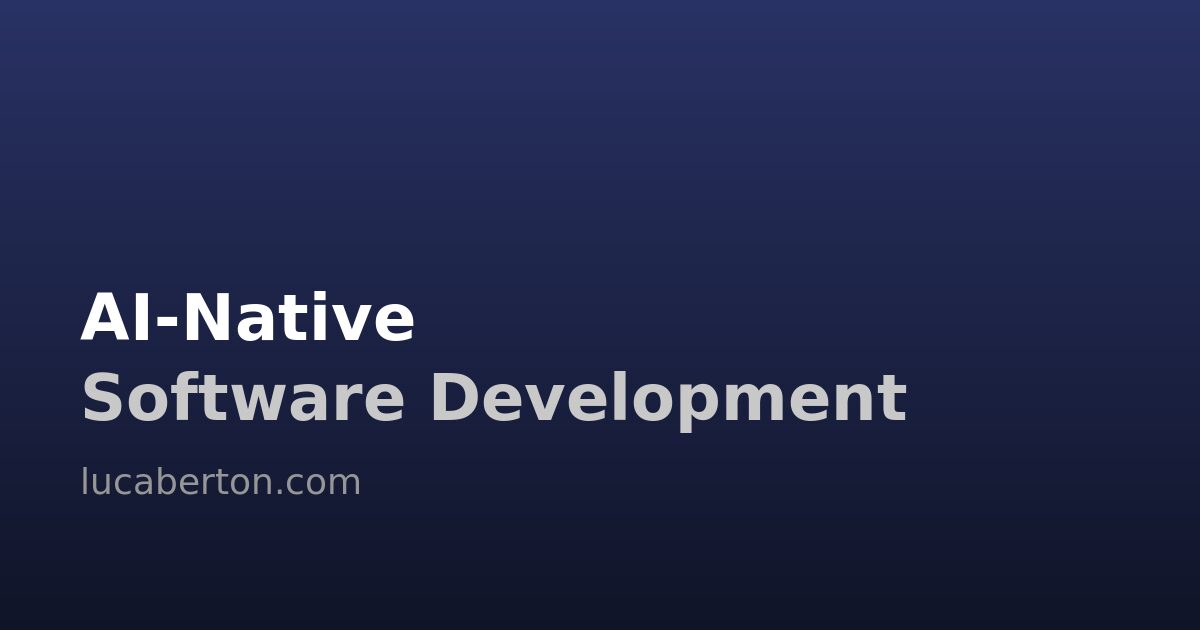 AI-Native Software Development: How AI Is Rewriting How We Build Software in 2026