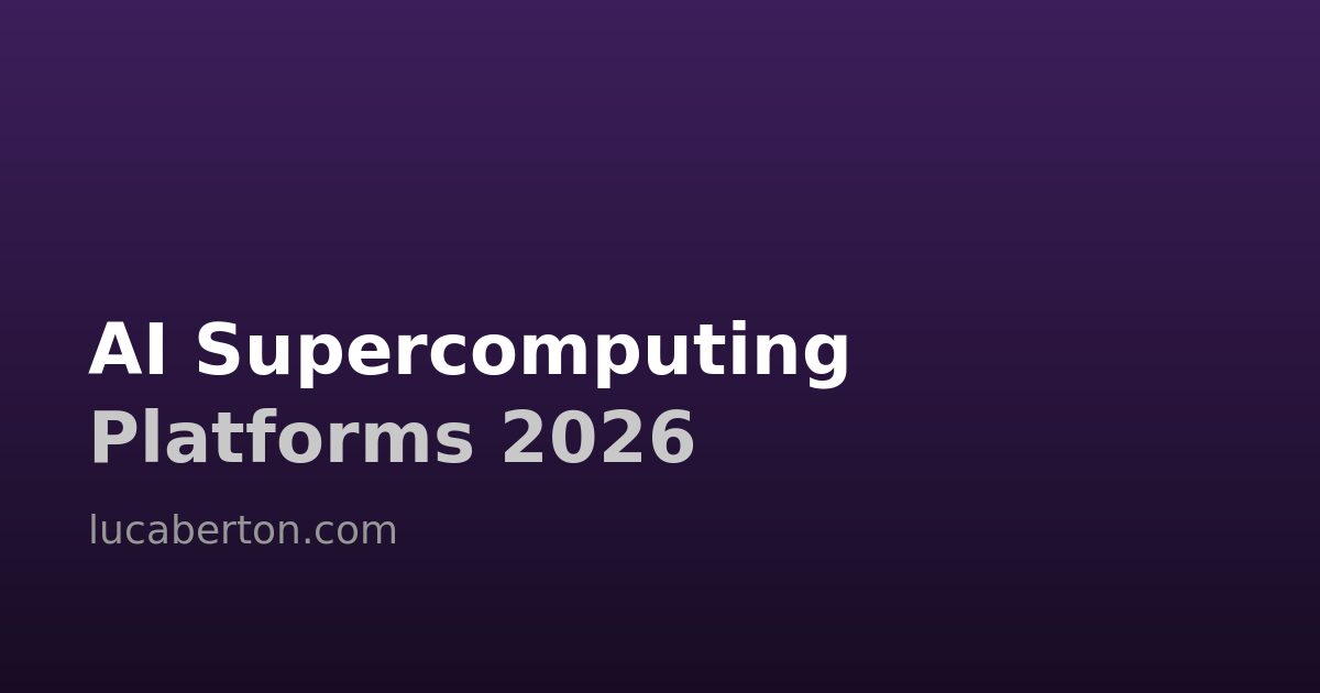 AI Supercomputing Platforms: The 2026 Compute Race from Desktop to Data Center
