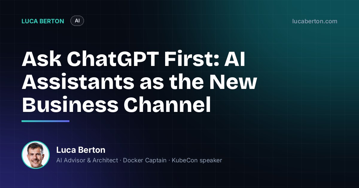 AI assistants becoming the new business channel