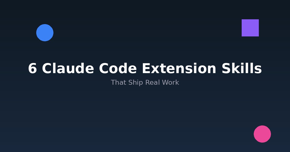 Claude Code extension skills that ship real work — Remotion, Ads Extractor, Deep Research, Voice DNA, Content Research Writer