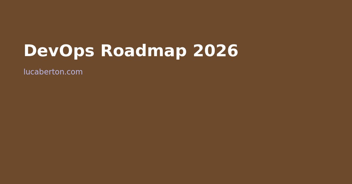 DevOps roadmap 2026 skills tools and career path