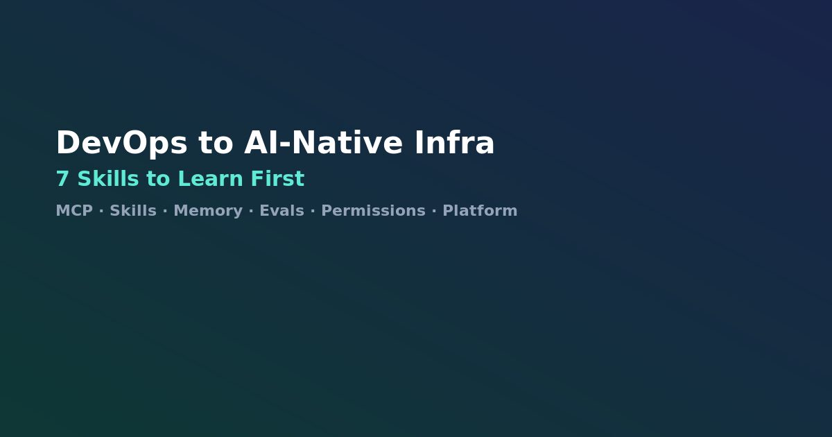 From DevOps to AI-Native Infrastructure learning path