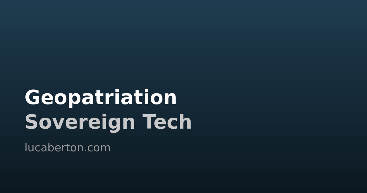 Geopatriation and Sovereign Tech Stacks: Why Data Localization Is Reshaping IT in 2026